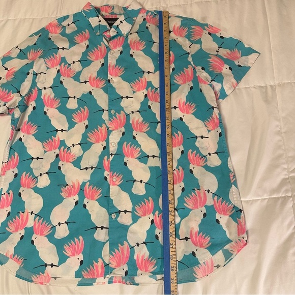 BONOBOS Riviera Cockatoo Print Slim Fit size XXL (a4 - Picture 6 of 10